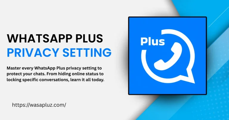 WhatsApp plus Privacy Setting