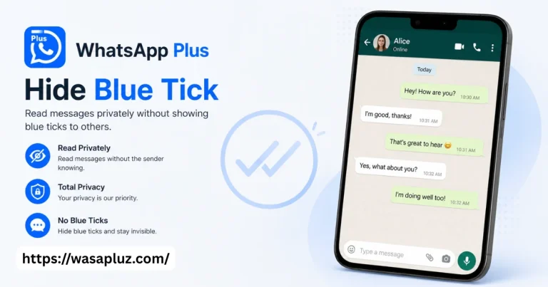WhatsApp Plus hide blue tick