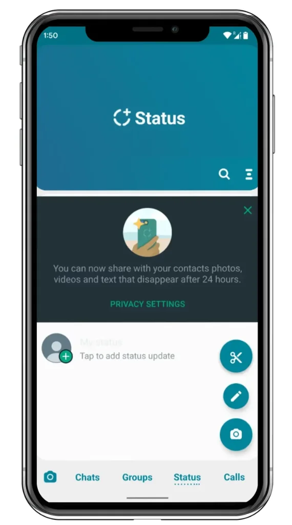 offline status saver feature